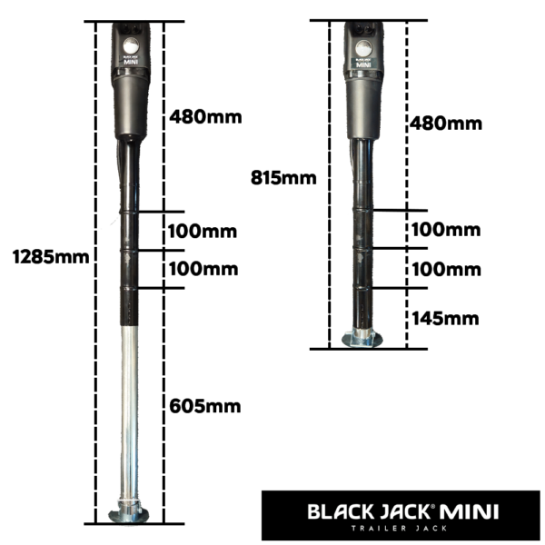 Black Jack Trailer Jack, Black Jack Mini,